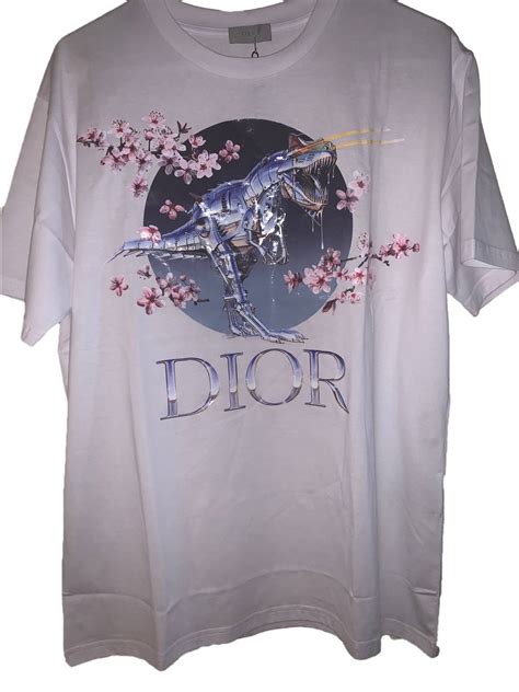 dior t shirt dinosaur|dior x sorayama tyrannosaurus.